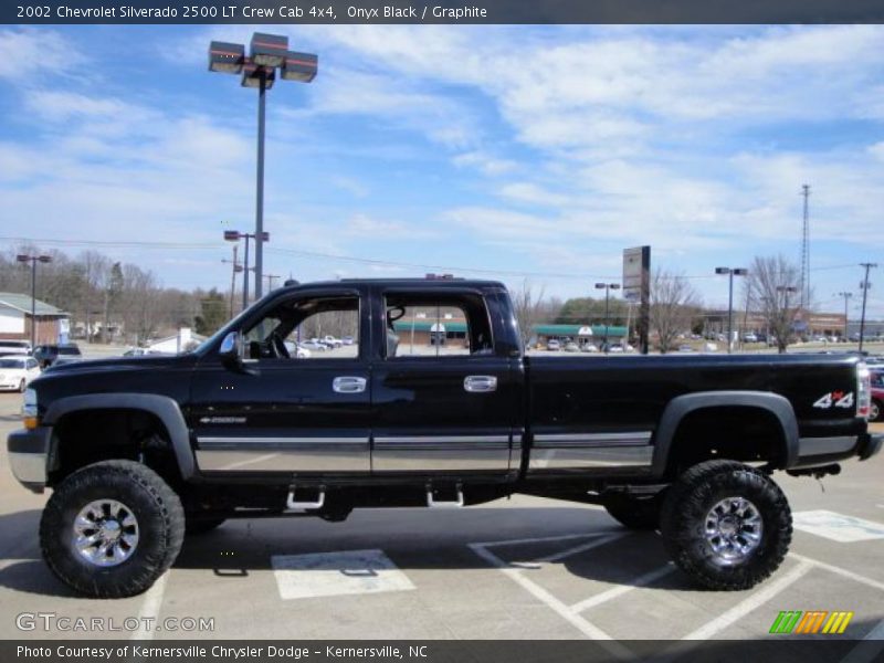 Onyx Black / Graphite 2002 Chevrolet Silverado 2500 LT Crew Cab 4x4