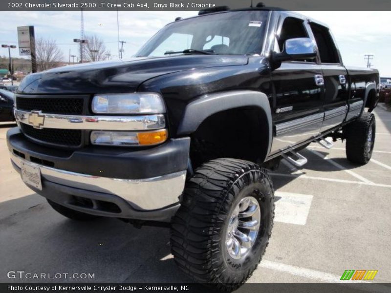 Onyx Black / Graphite 2002 Chevrolet Silverado 2500 LT Crew Cab 4x4