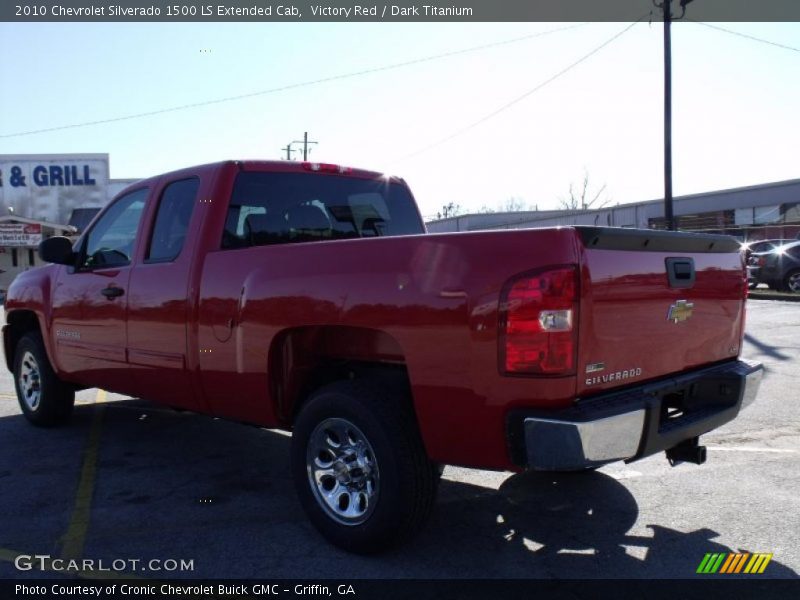 Victory Red / Dark Titanium 2010 Chevrolet Silverado 1500 LS Extended Cab