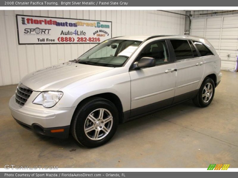 Bright Silver Metallic / Pastel Slate Gray 2008 Chrysler Pacifica Touring