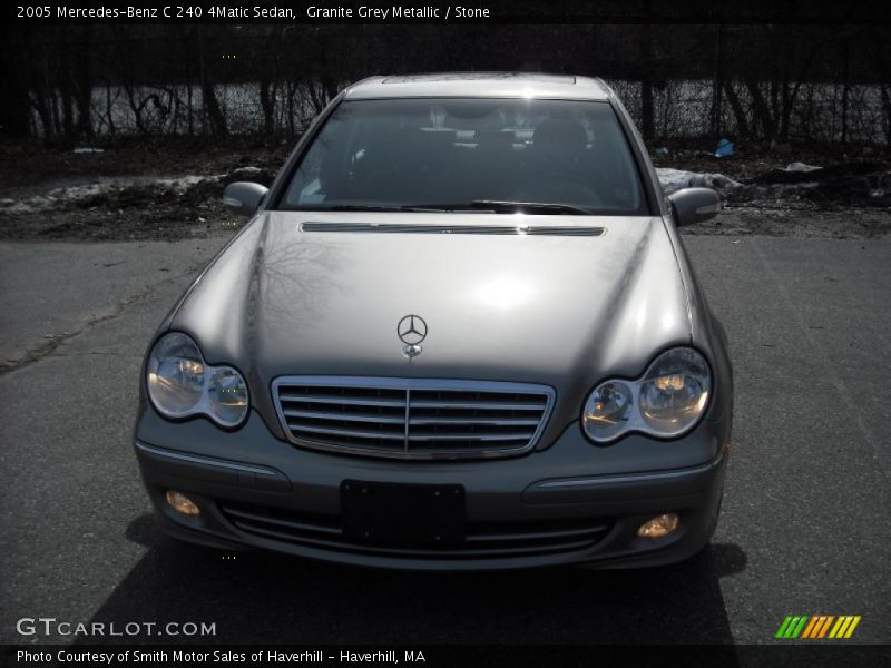 Granite Grey Metallic / Stone 2005 Mercedes-Benz C 240 4Matic Sedan