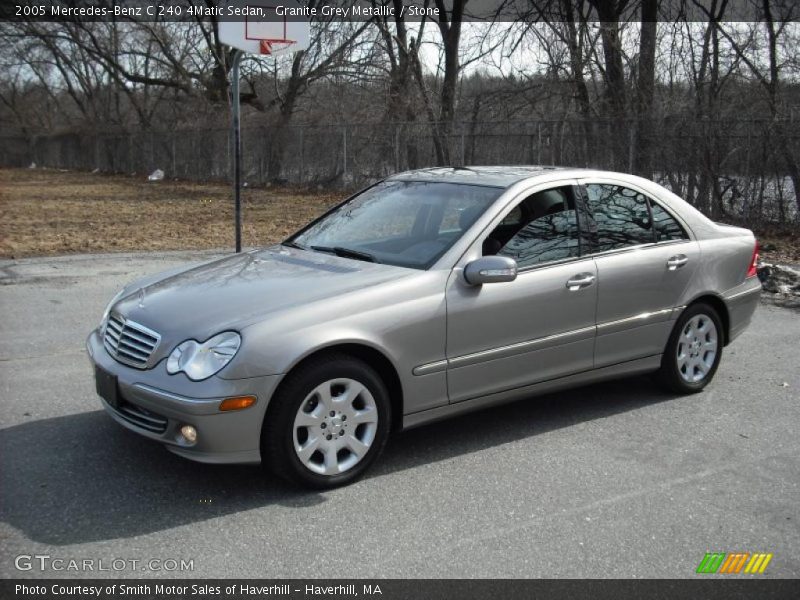 Granite Grey Metallic / Stone 2005 Mercedes-Benz C 240 4Matic Sedan