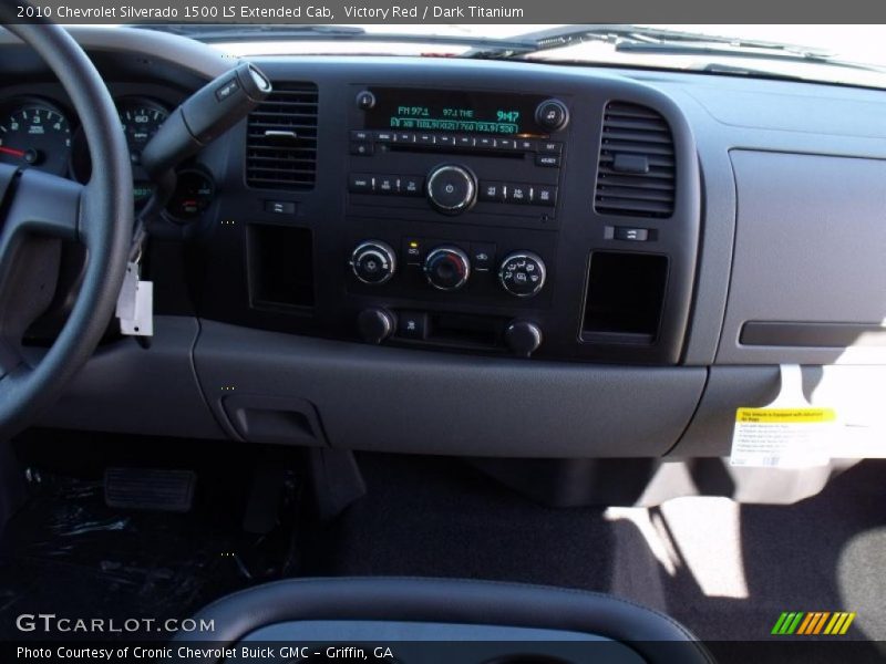 Victory Red / Dark Titanium 2010 Chevrolet Silverado 1500 LS Extended Cab