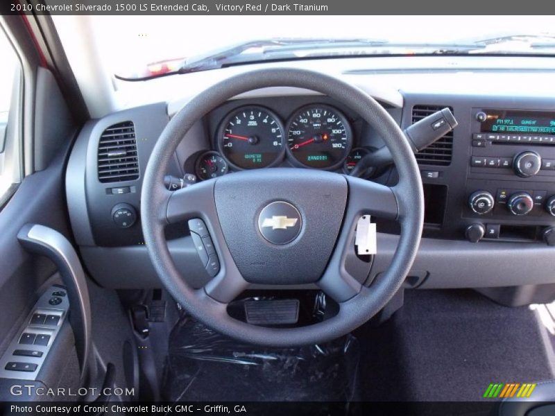 Victory Red / Dark Titanium 2010 Chevrolet Silverado 1500 LS Extended Cab