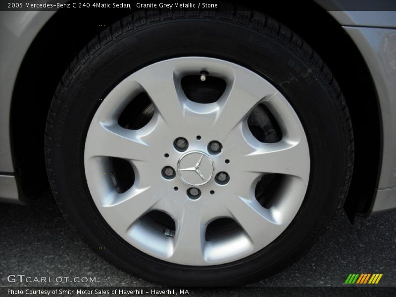 Granite Grey Metallic / Stone 2005 Mercedes-Benz C 240 4Matic Sedan