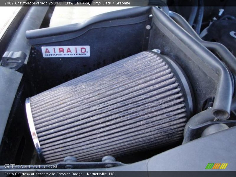Onyx Black / Graphite 2002 Chevrolet Silverado 2500 LT Crew Cab 4x4