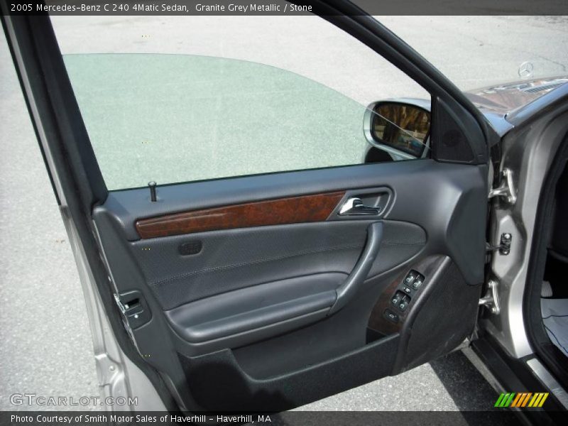 Granite Grey Metallic / Stone 2005 Mercedes-Benz C 240 4Matic Sedan