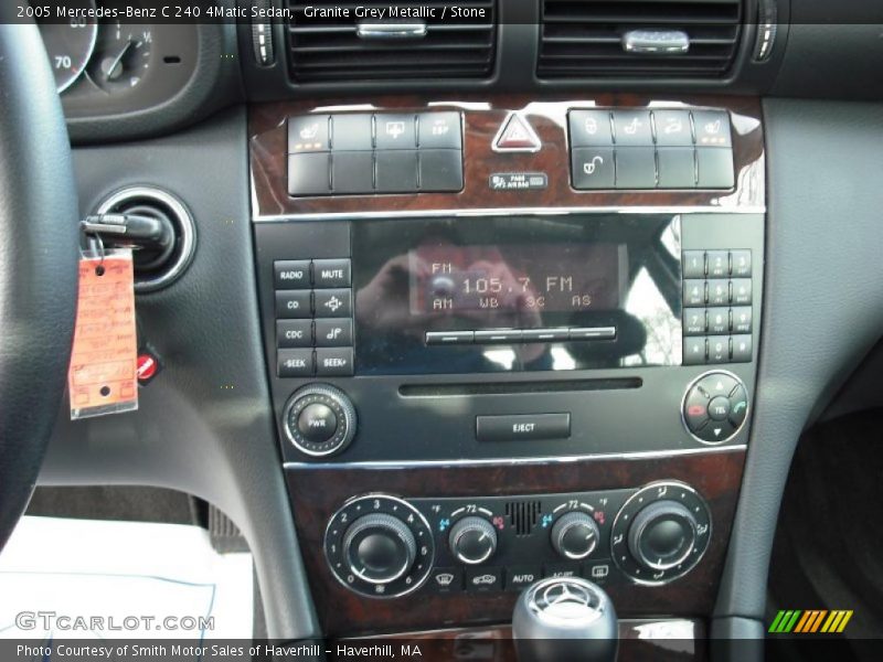 Granite Grey Metallic / Stone 2005 Mercedes-Benz C 240 4Matic Sedan