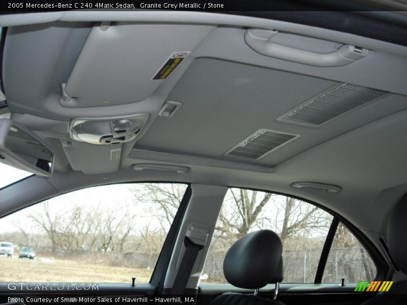 Granite Grey Metallic / Stone 2005 Mercedes-Benz C 240 4Matic Sedan