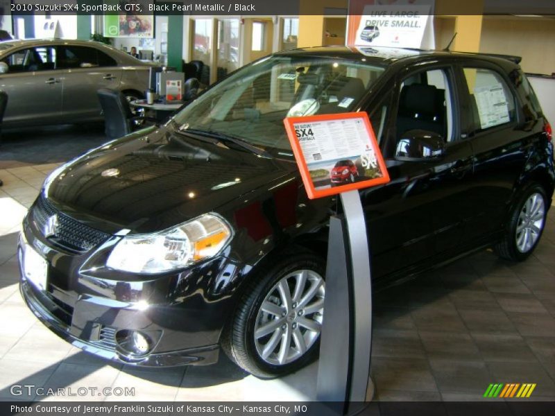 Black Pearl Metallic / Black 2010 Suzuki SX4 SportBack GTS
