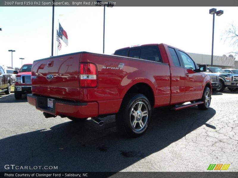 Bright Red / Medium Flint 2007 Ford F150 FX2 Sport SuperCab