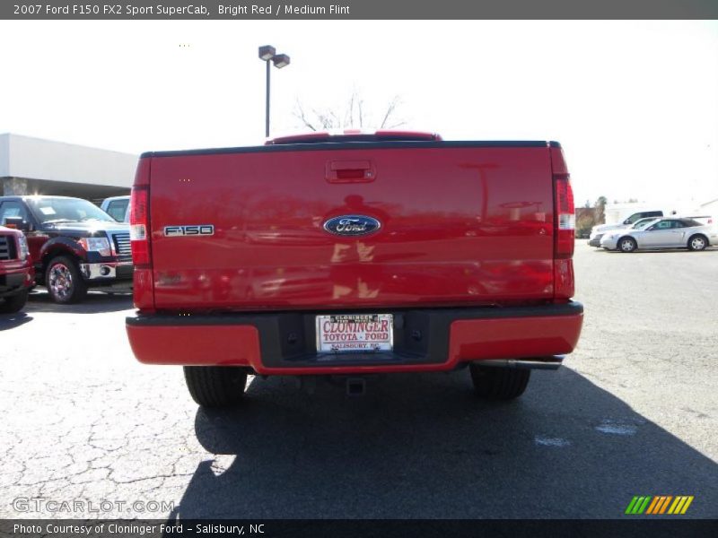Bright Red / Medium Flint 2007 Ford F150 FX2 Sport SuperCab