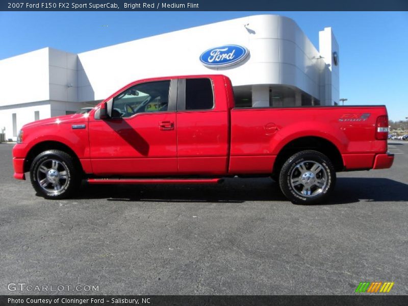 Bright Red / Medium Flint 2007 Ford F150 FX2 Sport SuperCab