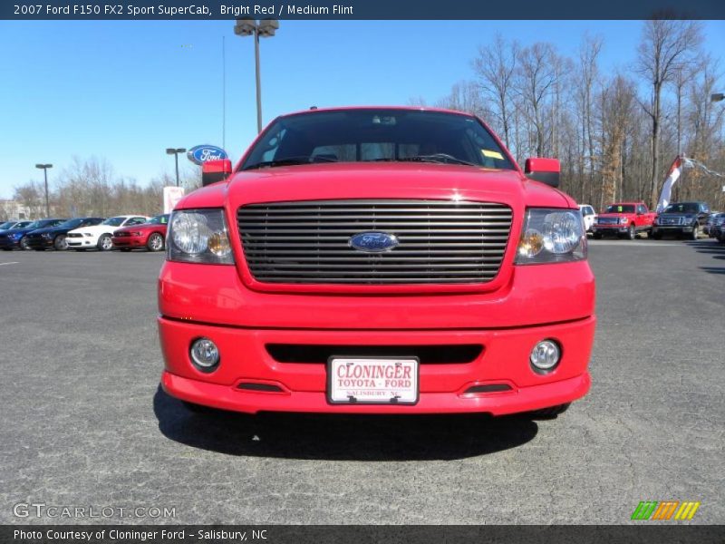 Bright Red / Medium Flint 2007 Ford F150 FX2 Sport SuperCab