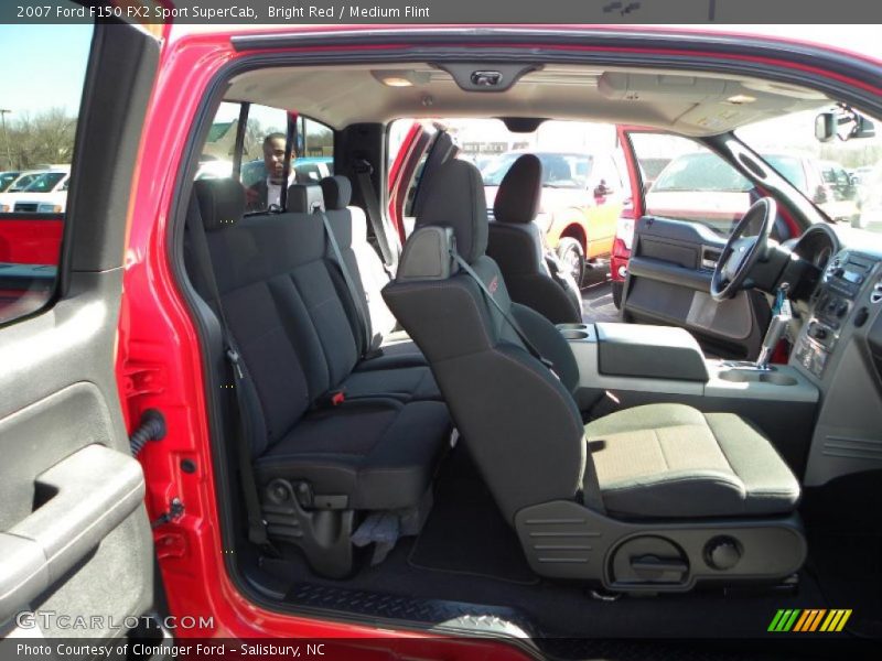 Bright Red / Medium Flint 2007 Ford F150 FX2 Sport SuperCab