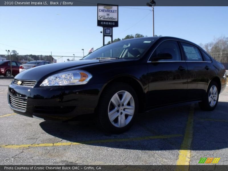 Black / Ebony 2010 Chevrolet Impala LS