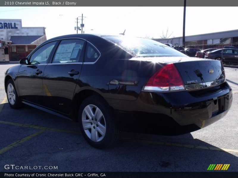 Black / Ebony 2010 Chevrolet Impala LS