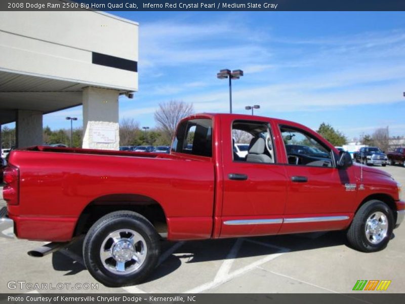 Inferno Red Crystal Pearl / Medium Slate Gray 2008 Dodge Ram 2500 Big Horn Quad Cab