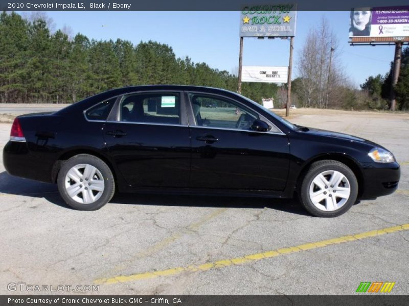 Black / Ebony 2010 Chevrolet Impala LS