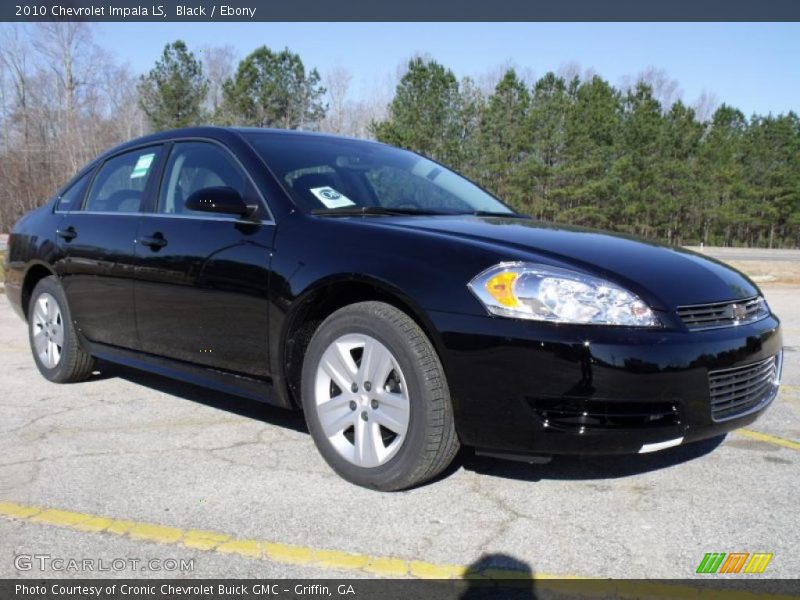 Black / Ebony 2010 Chevrolet Impala LS