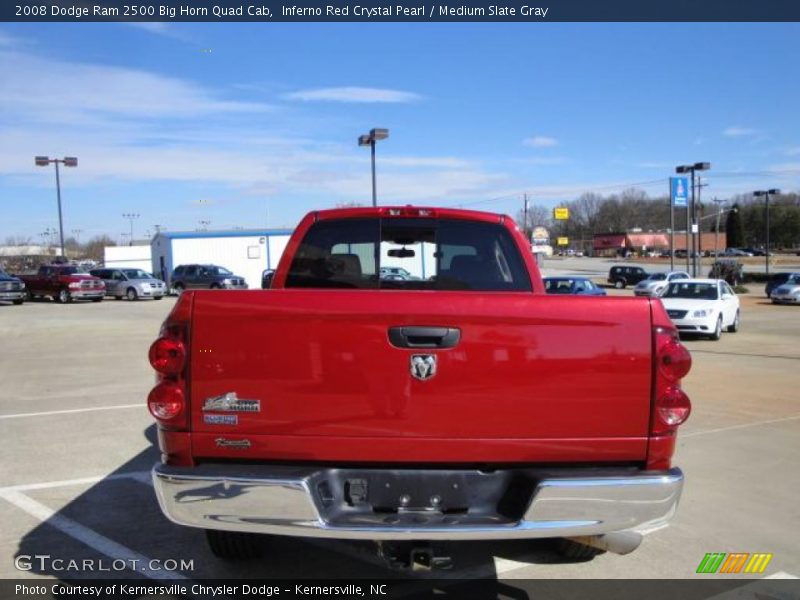 Inferno Red Crystal Pearl / Medium Slate Gray 2008 Dodge Ram 2500 Big Horn Quad Cab