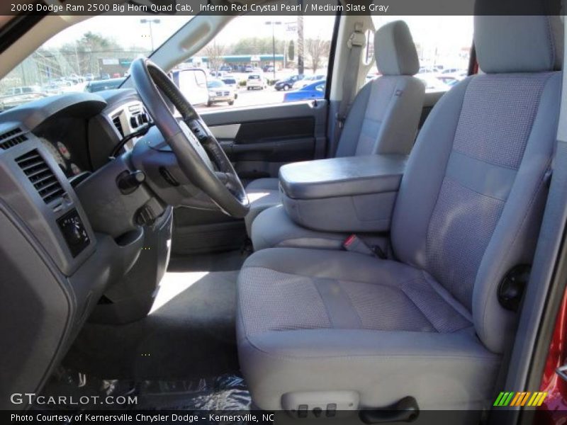 Inferno Red Crystal Pearl / Medium Slate Gray 2008 Dodge Ram 2500 Big Horn Quad Cab