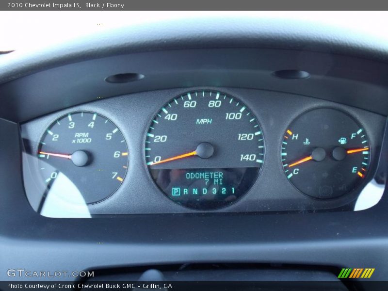 Black / Ebony 2010 Chevrolet Impala LS