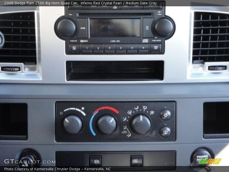 Inferno Red Crystal Pearl / Medium Slate Gray 2008 Dodge Ram 2500 Big Horn Quad Cab