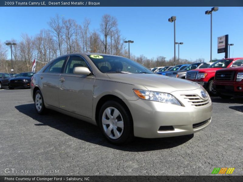 Desert Sand Metallic / Bisque 2009 Toyota Camry LE