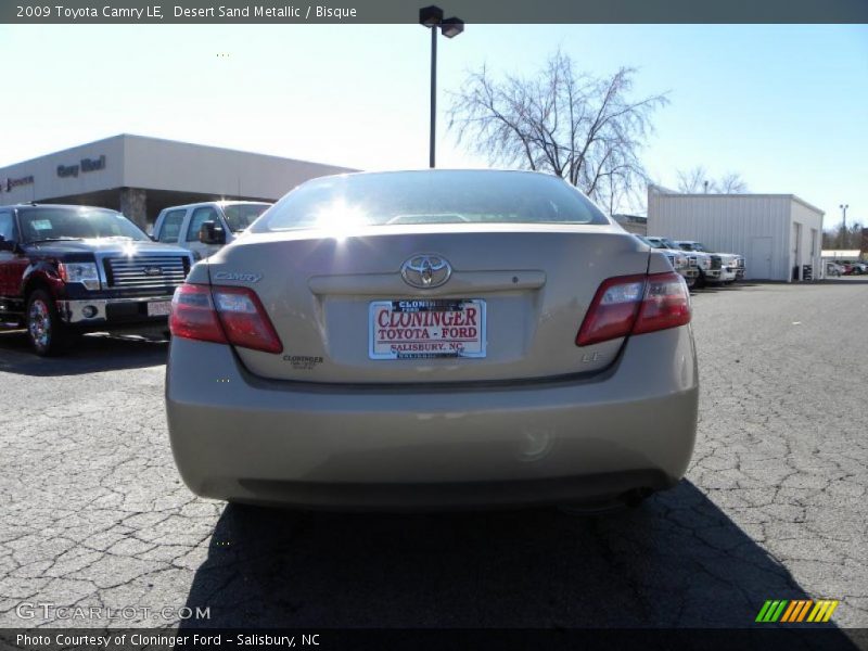 Desert Sand Metallic / Bisque 2009 Toyota Camry LE