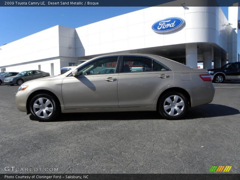 Desert Sand Metallic / Bisque 2009 Toyota Camry LE