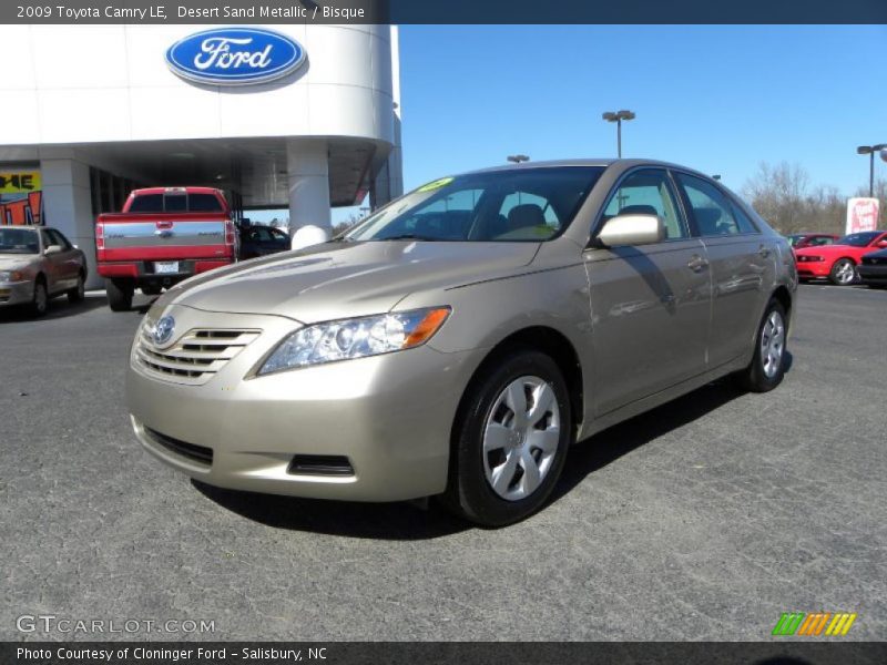 Desert Sand Metallic / Bisque 2009 Toyota Camry LE