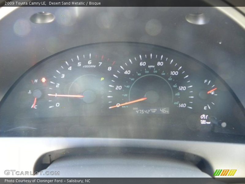 Desert Sand Metallic / Bisque 2009 Toyota Camry LE