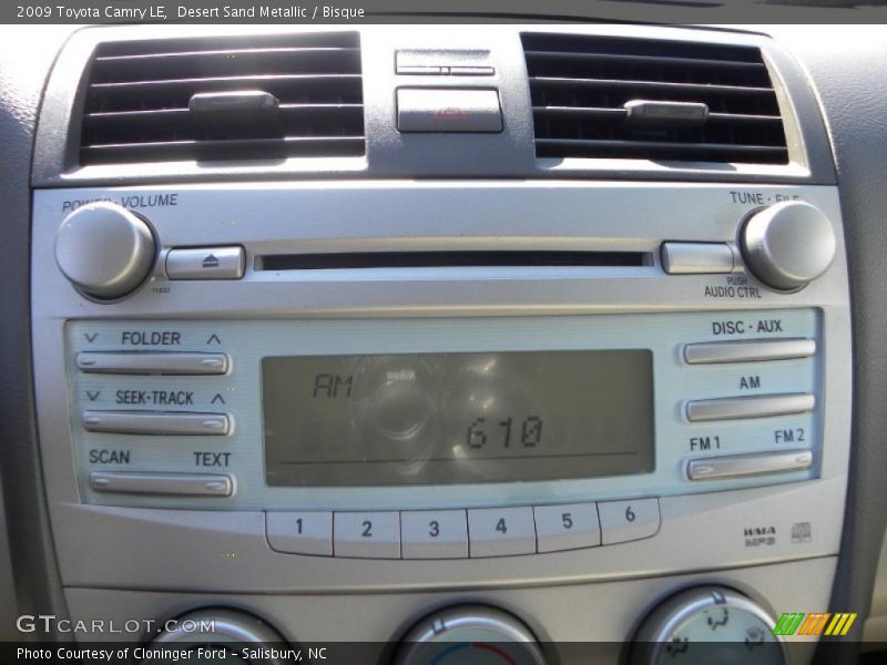 Desert Sand Metallic / Bisque 2009 Toyota Camry LE