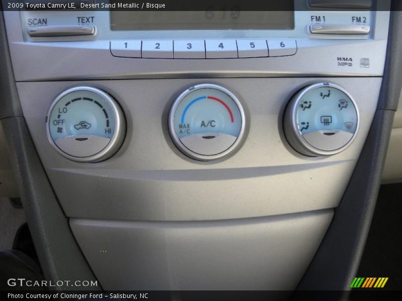 Desert Sand Metallic / Bisque 2009 Toyota Camry LE