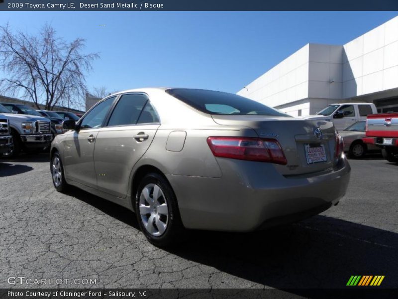 Desert Sand Metallic / Bisque 2009 Toyota Camry LE