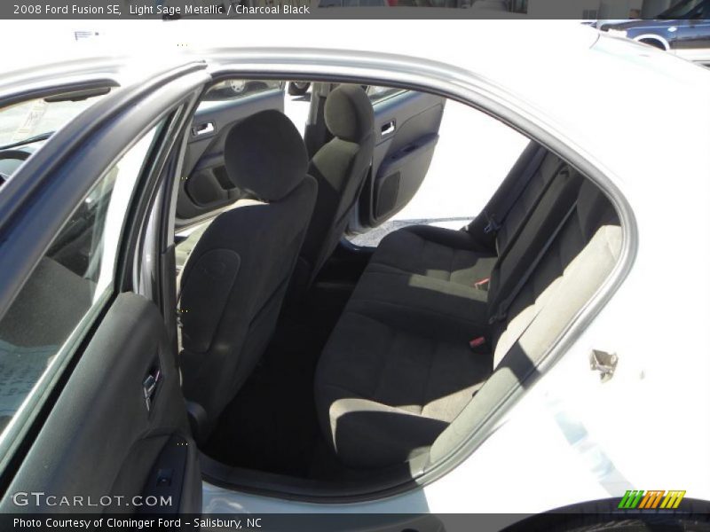 Light Sage Metallic / Charcoal Black 2008 Ford Fusion SE