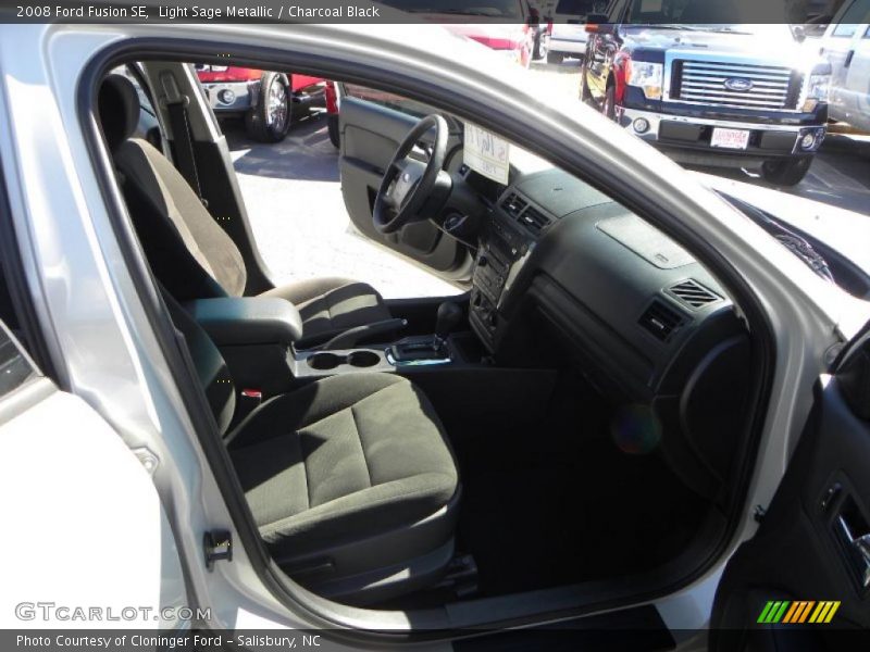 Light Sage Metallic / Charcoal Black 2008 Ford Fusion SE