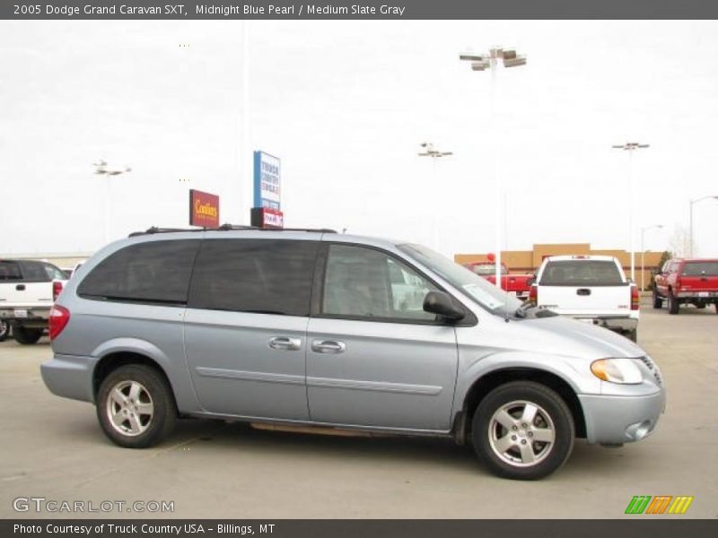Midnight Blue Pearl / Medium Slate Gray 2005 Dodge Grand Caravan SXT