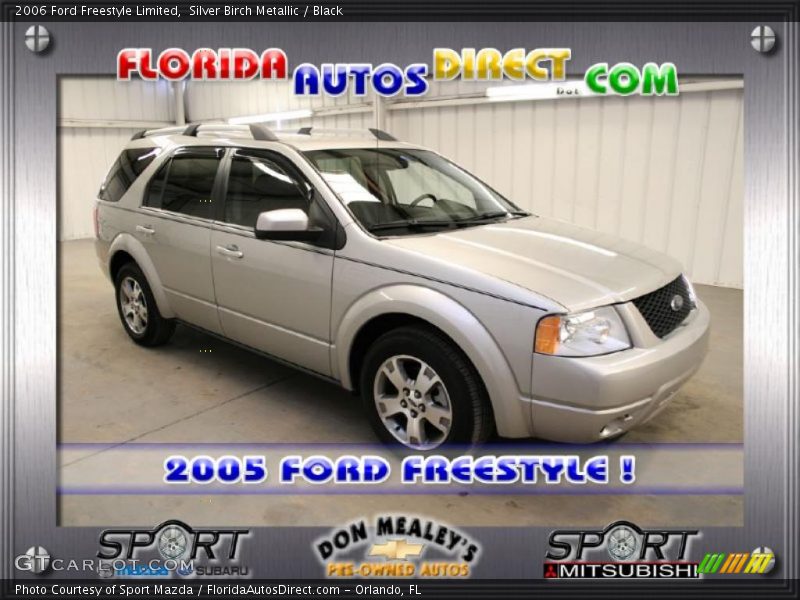 Silver Birch Metallic / Black 2006 Ford Freestyle Limited