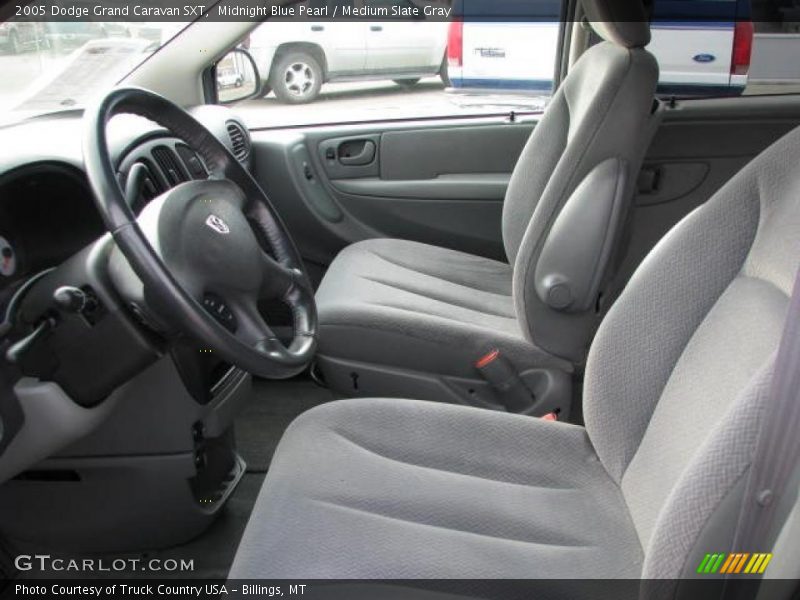 Midnight Blue Pearl / Medium Slate Gray 2005 Dodge Grand Caravan SXT