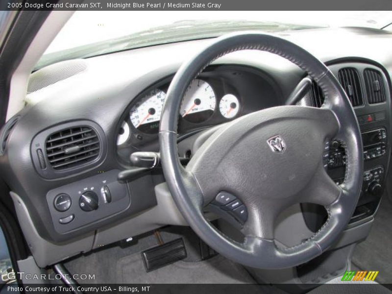 Midnight Blue Pearl / Medium Slate Gray 2005 Dodge Grand Caravan SXT