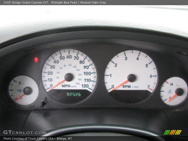 Midnight Blue Pearl / Medium Slate Gray 2005 Dodge Grand Caravan SXT