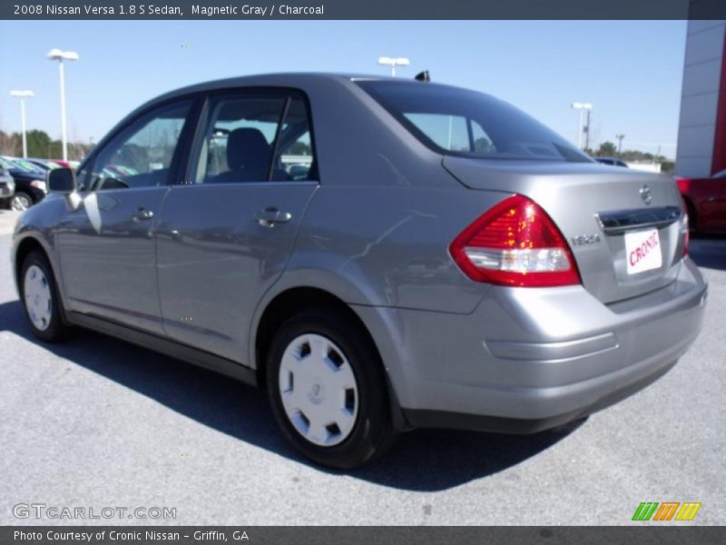 Magnetic Gray / Charcoal 2008 Nissan Versa 1.8 S Sedan