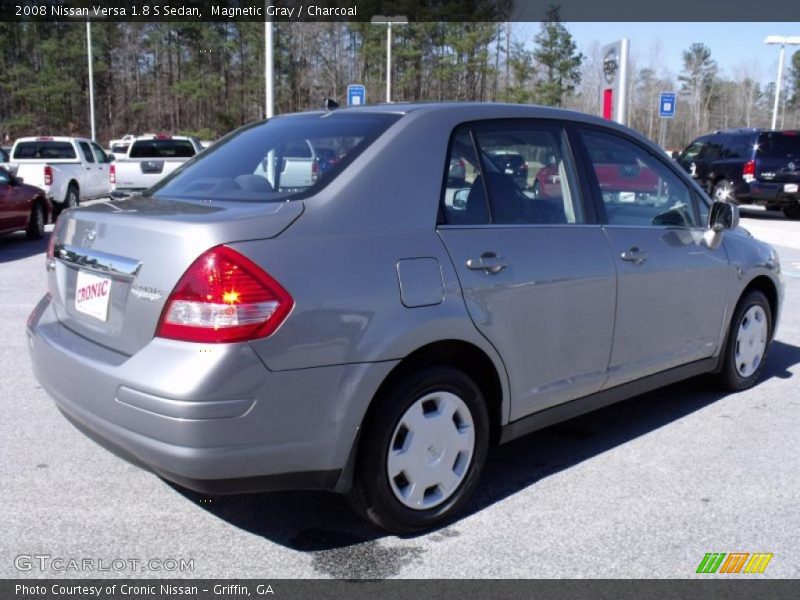 Magnetic Gray / Charcoal 2008 Nissan Versa 1.8 S Sedan