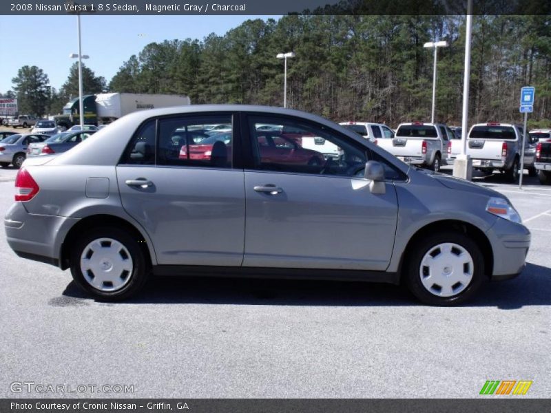 Magnetic Gray / Charcoal 2008 Nissan Versa 1.8 S Sedan