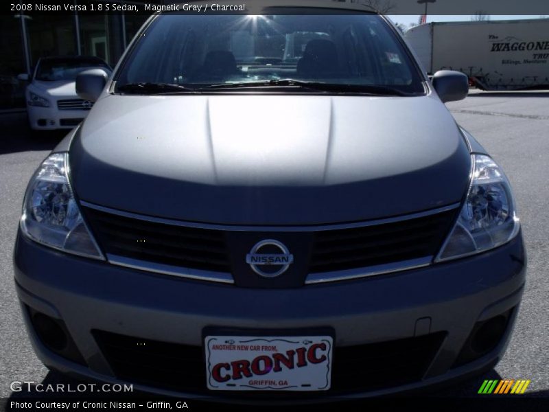 Magnetic Gray / Charcoal 2008 Nissan Versa 1.8 S Sedan