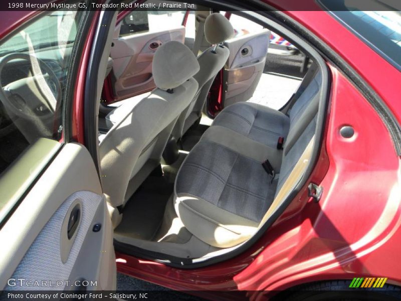 Toreador Red Metallic / Prairie Tan 1998 Mercury Mystique GS