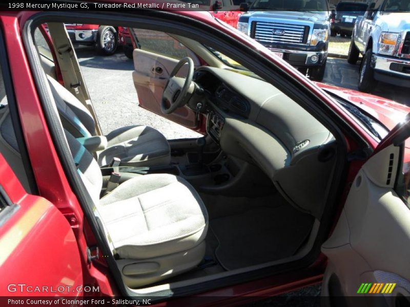 Toreador Red Metallic / Prairie Tan 1998 Mercury Mystique GS