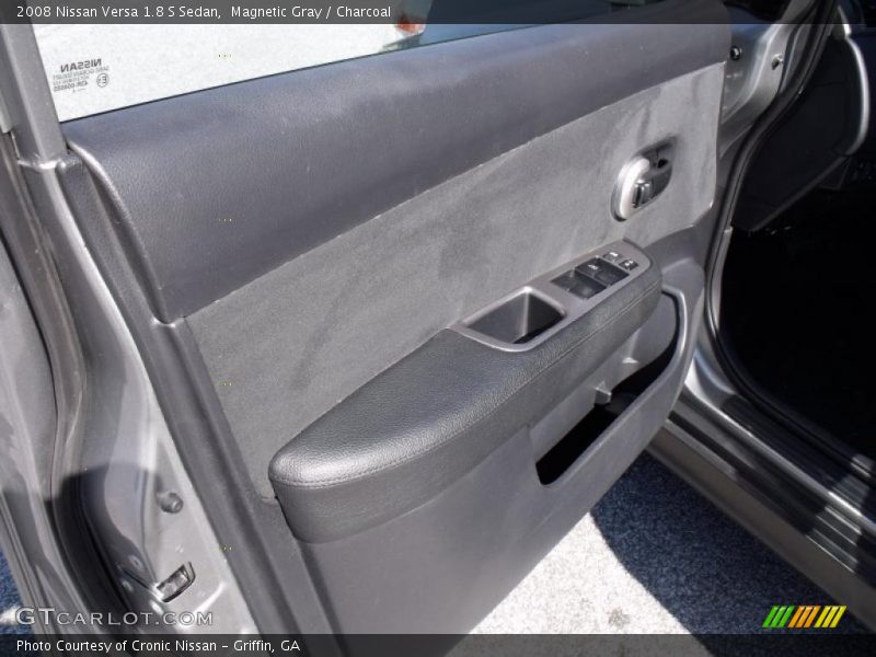 Magnetic Gray / Charcoal 2008 Nissan Versa 1.8 S Sedan